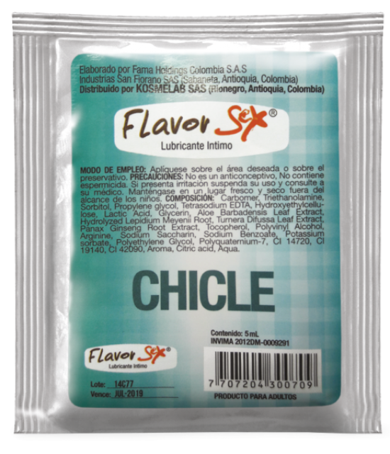 Lubricante-Intimo-Caliente-sabores-5g-Sachet-chicle
